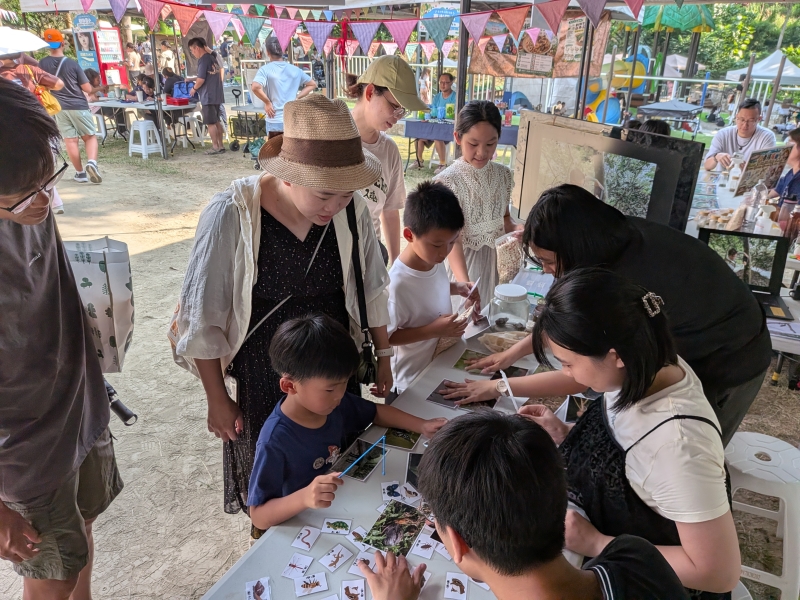 從遊戲認識生態——南大生態系參與尖山埤永續生活節，帶領親子探索野生動物世界